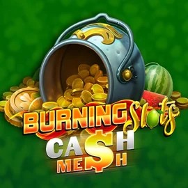 Official Slots logo: Burning Slots Cash Mesh by BF Games at Oscar Spin Casino