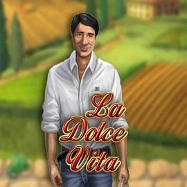 La Dolce Vita logo by Gamomat at Oscar Spin Casino